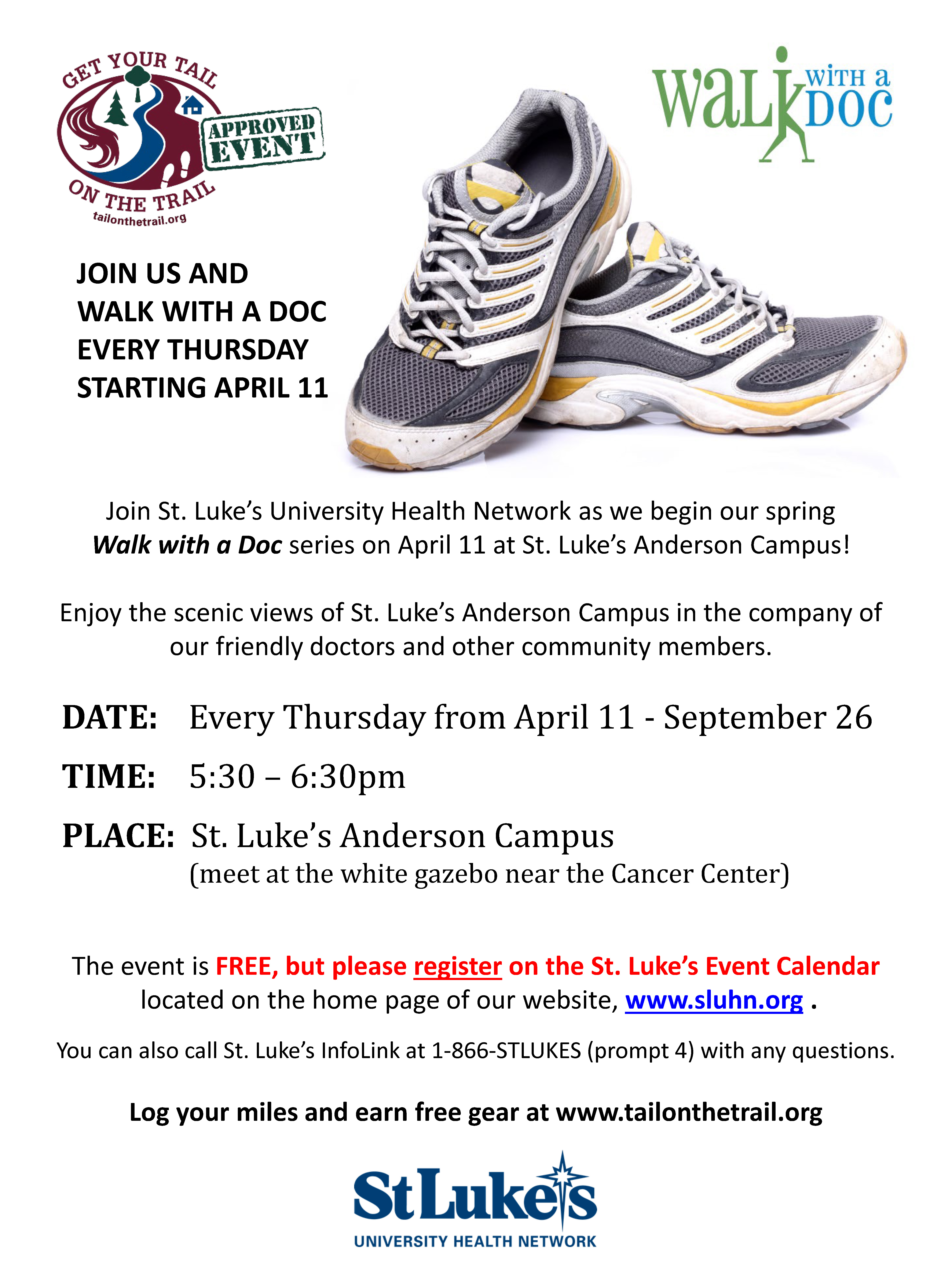 Walk with a Doc at the St. Luke’s Anderson Campus